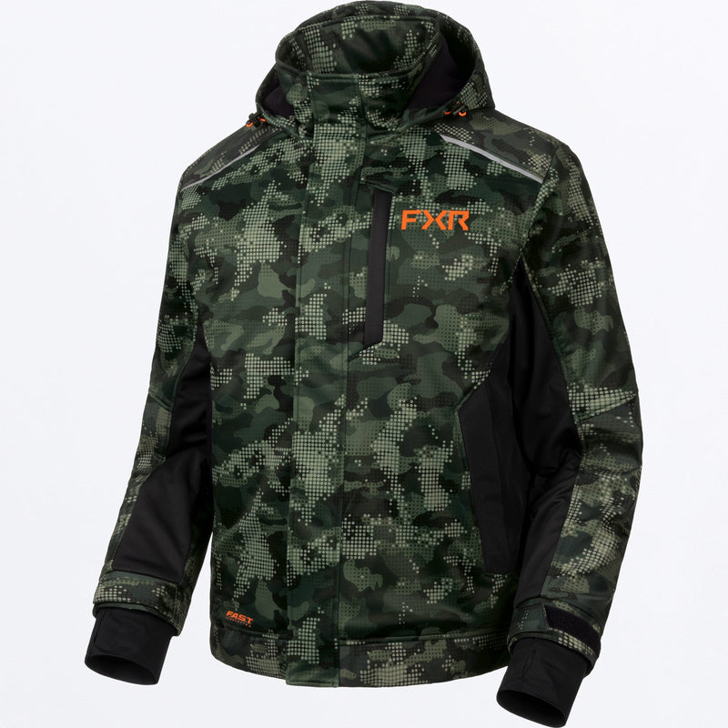 Chargez l'image dans la visionneuse de la galerie, MEvolutionFASTTechShell_Jacket_OliveDriftCamo_SKU_260959-_7871_Front
