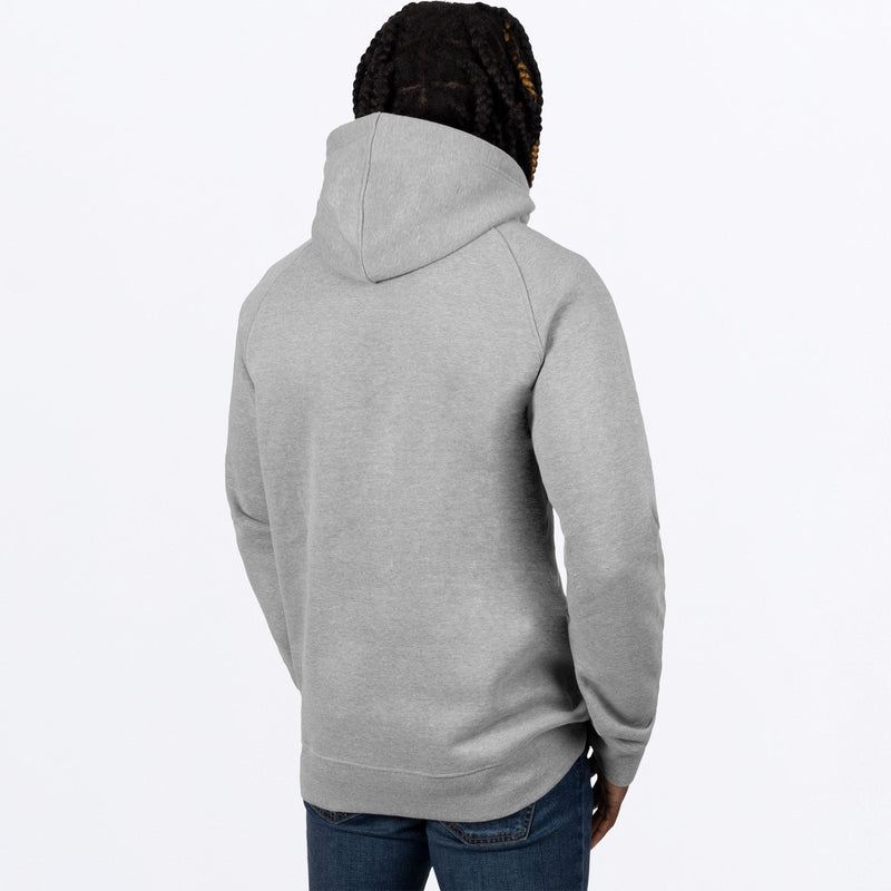 Chargez l'image dans la visionneuse de la galerie, UnisexBroadcastPOHoodie_M_GreyHeatherWhite_231156-_0701_back**hover**
