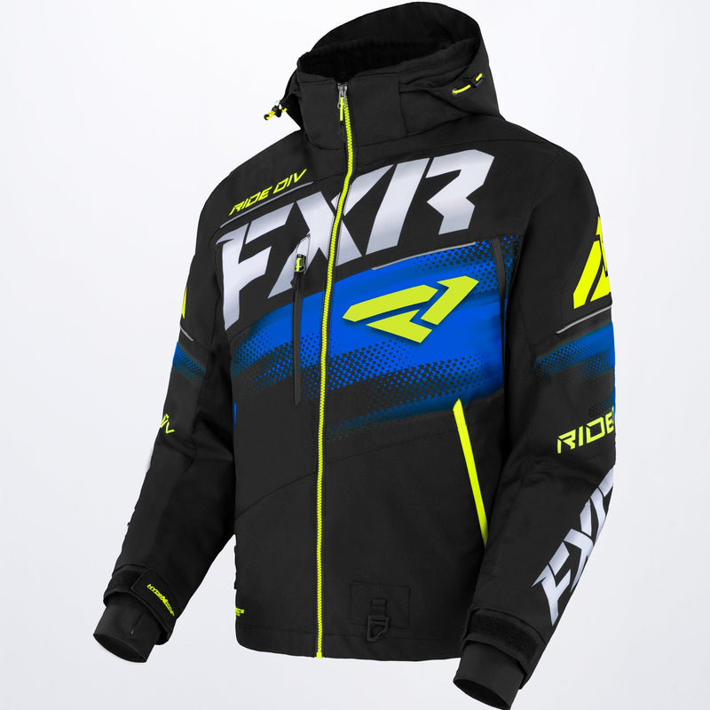 Chargez l'image dans la visionneuse de la galerie, BoostFX_Jacket_M_BlackBlueHiVis_230026-_1040_front
