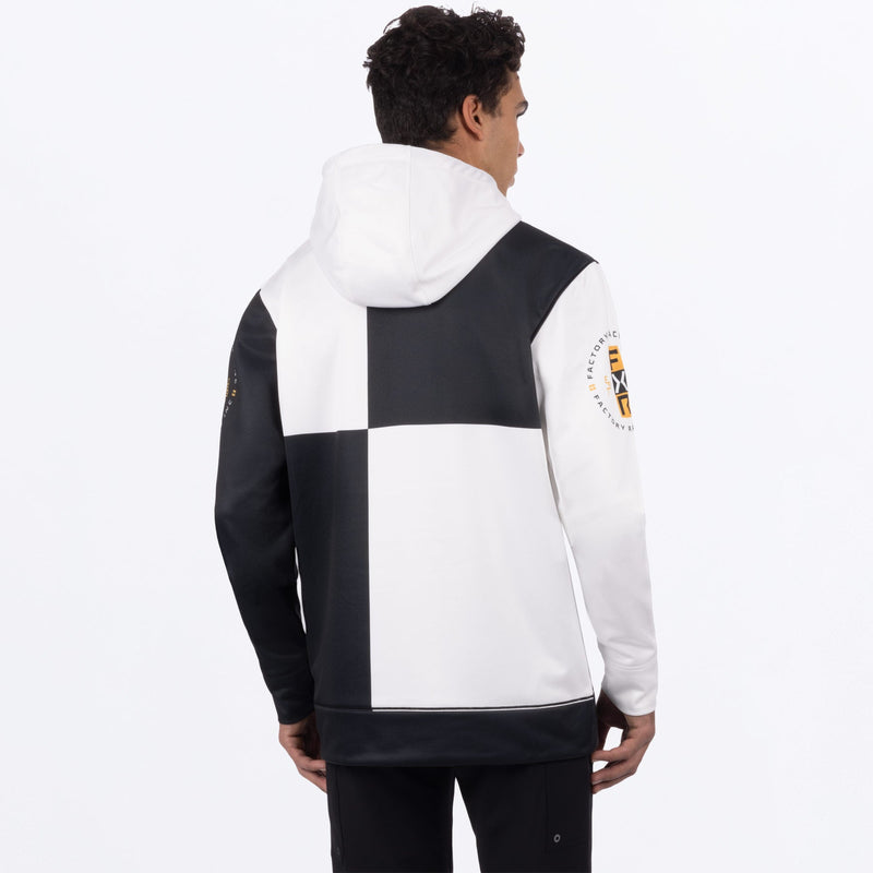 Chargez l'image dans la visionneuse de la galerie, MotoTechPO_Hoodie_M_BlackWhite_242039-_1001_Back
