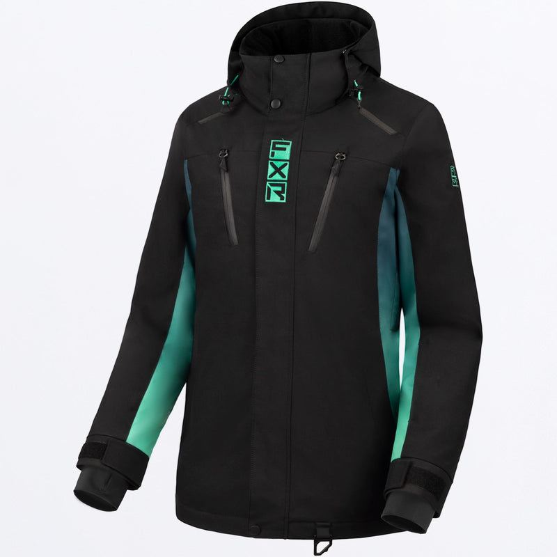 Chargez l'image dans la visionneuse de la galerie, Aerial_Jacket_W_BlackMintyFresh_240210-_1054_front
