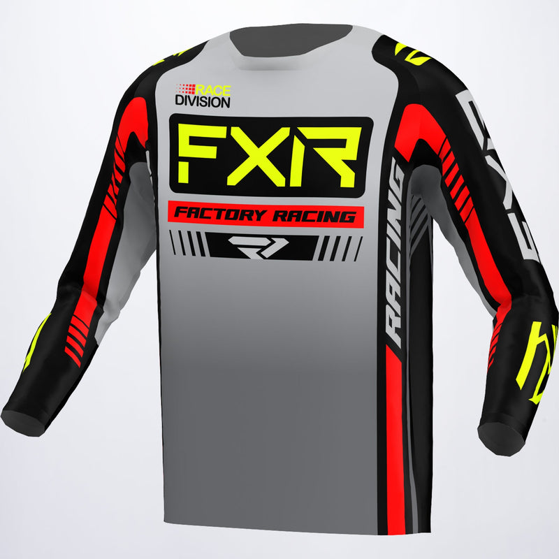 Chargez l&#39;image dans la visionneuse de la galerie, ClutchPro_MXJersey_BlackGreyHiVis_233327-_0765_front
